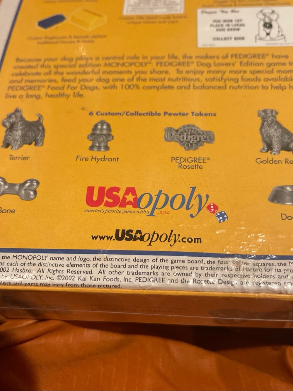 Monopoly Pedigree Dog Lovers' Edition Board Game - 2002 Sealed - Picture 8 of 10